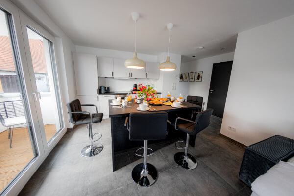 Dining area - Apartment Bird - Herzogenaurach