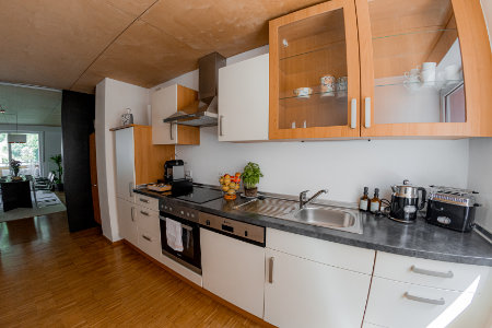 Modern fully equipped kitchen