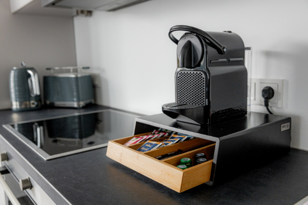Nespresso coffee machine, kettle, toaster – Apartment BONNYSTAY Herzogenaurach