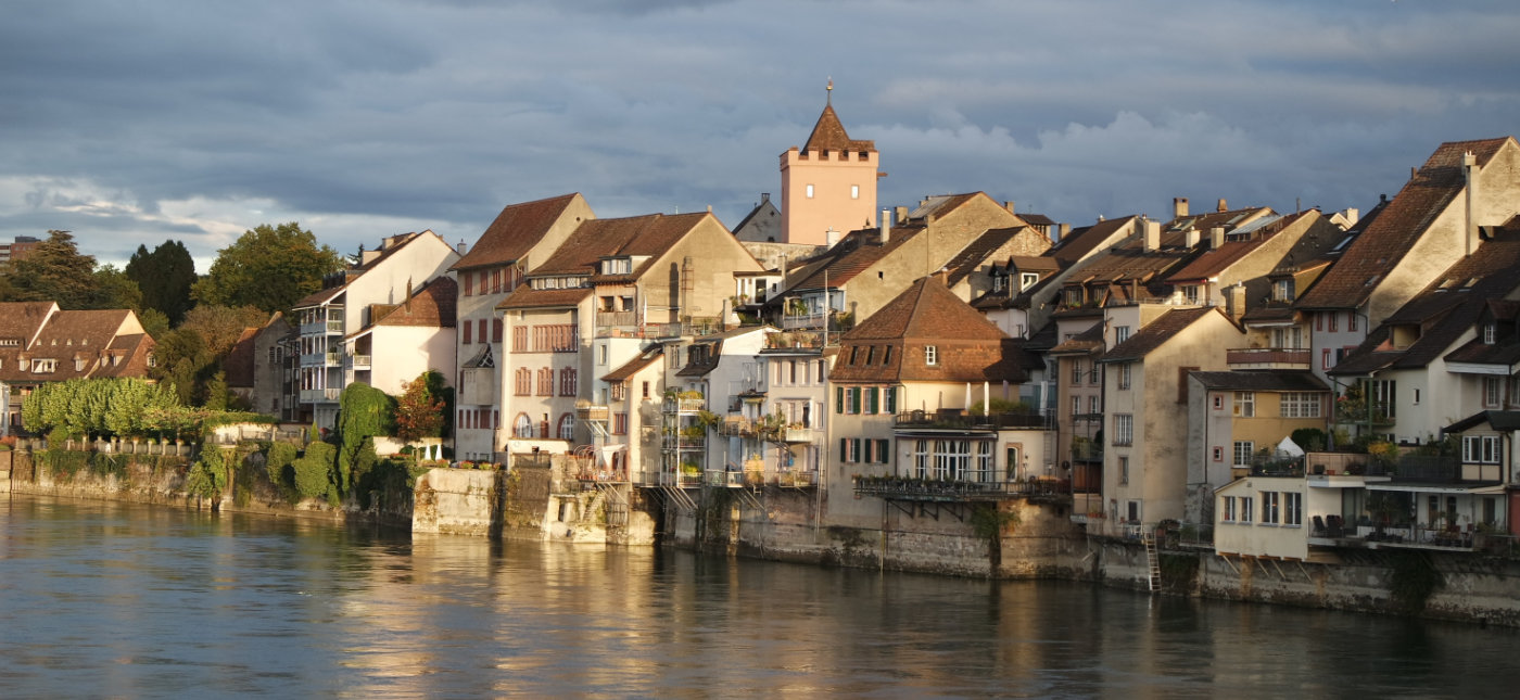 Rheinfelden mit vielen Radwegen und schöner Alstadt